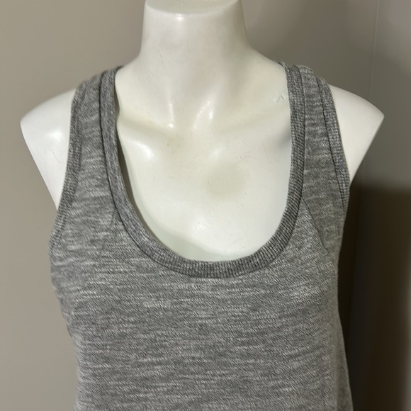 RAG and BONE DRESS Grey Racer Back Scoop Neck Sleeveless Knee Length Sz M - Picture 2 of 10